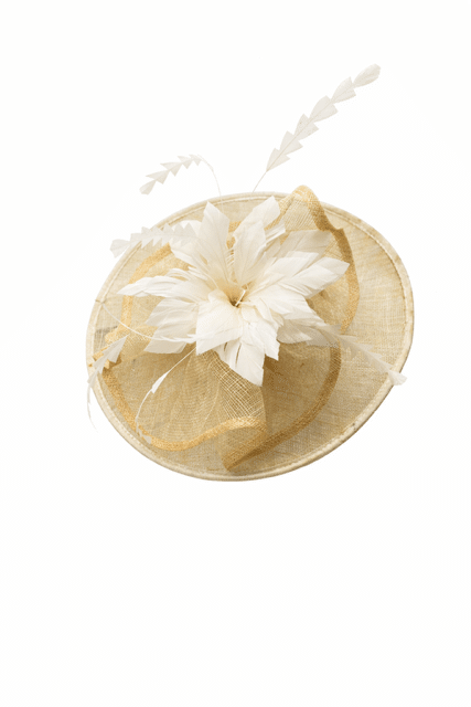 Failsworth Millinery shaped Sinamay In Ivory