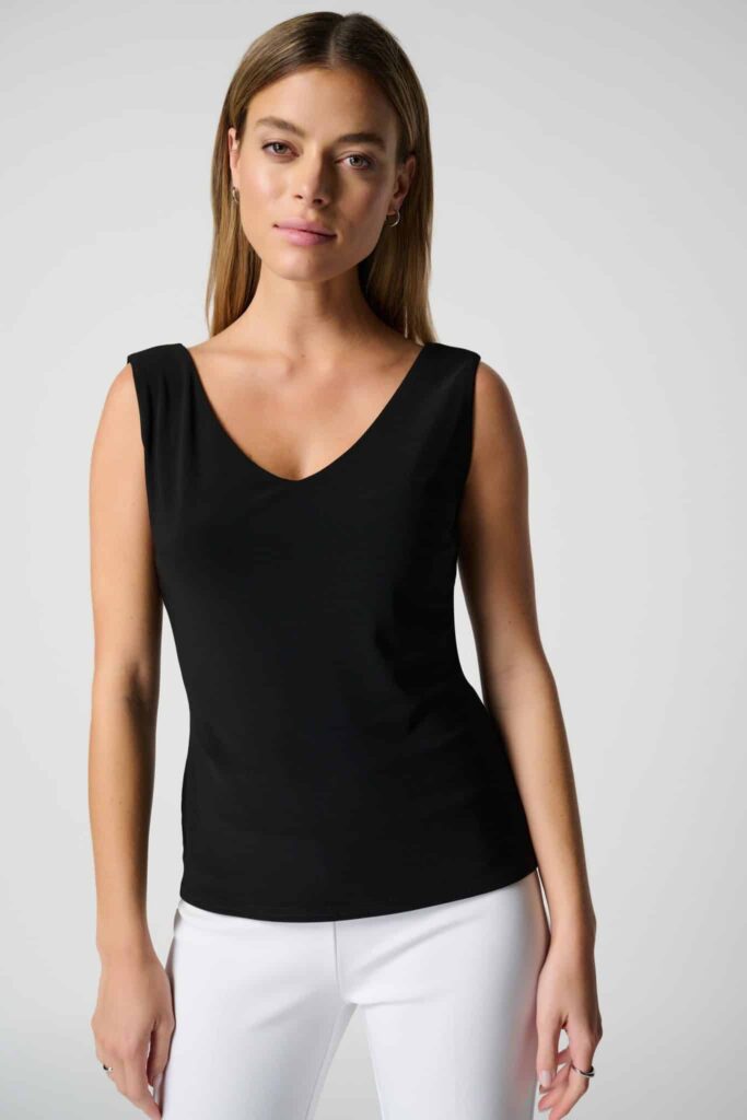 Joseph Ribkoff Classic V-Neck Cami Black