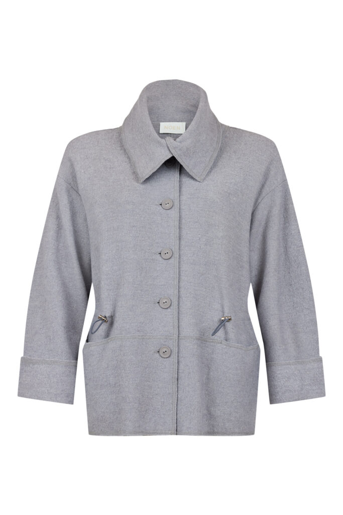 Noen Dark grey Wool Blend Jacket