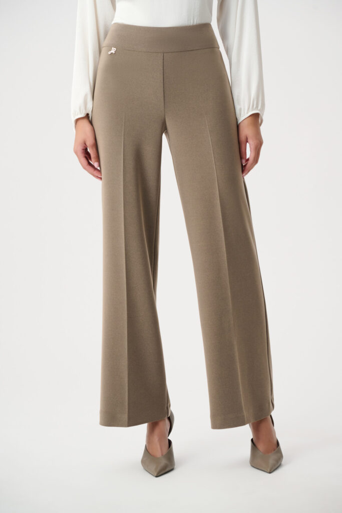 Joseph Ribkoff Silky Knit Wide-Leg Pull-On Pants