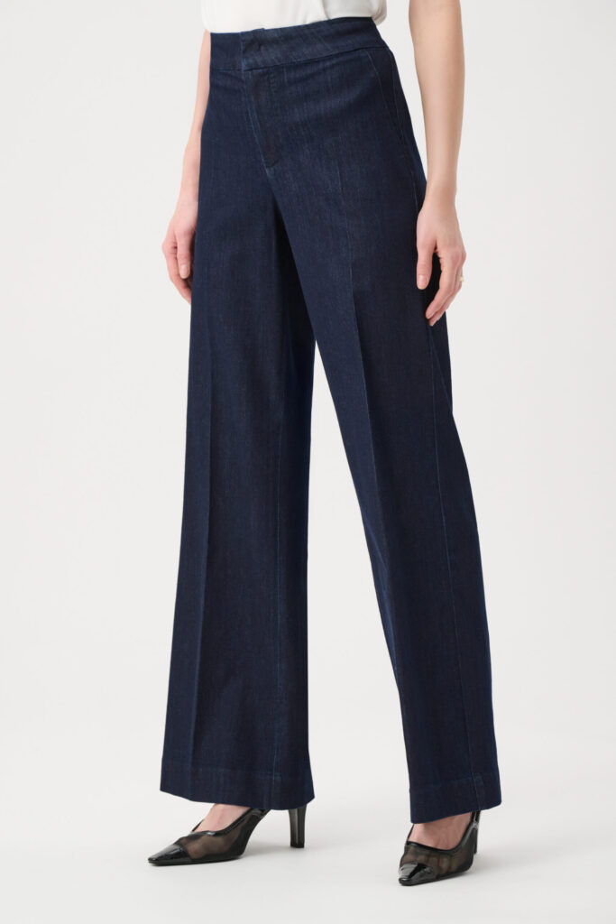 Joseph Ribkoff Chloe | Stretch Denim High-Rise Wide Leg Jeans