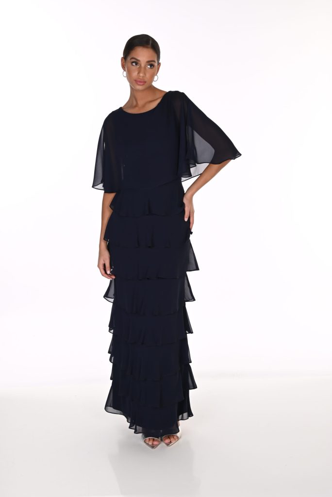 Frank Lyman Woven Dress – midnight