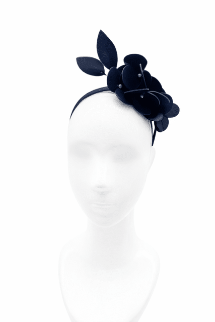 Boardmans Sabine Navy Fascinator Headband 