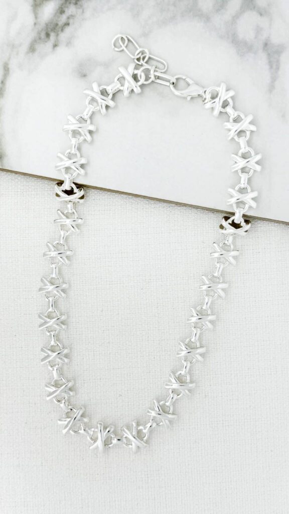 Envy Jewellery | Necklace silver with cross detail