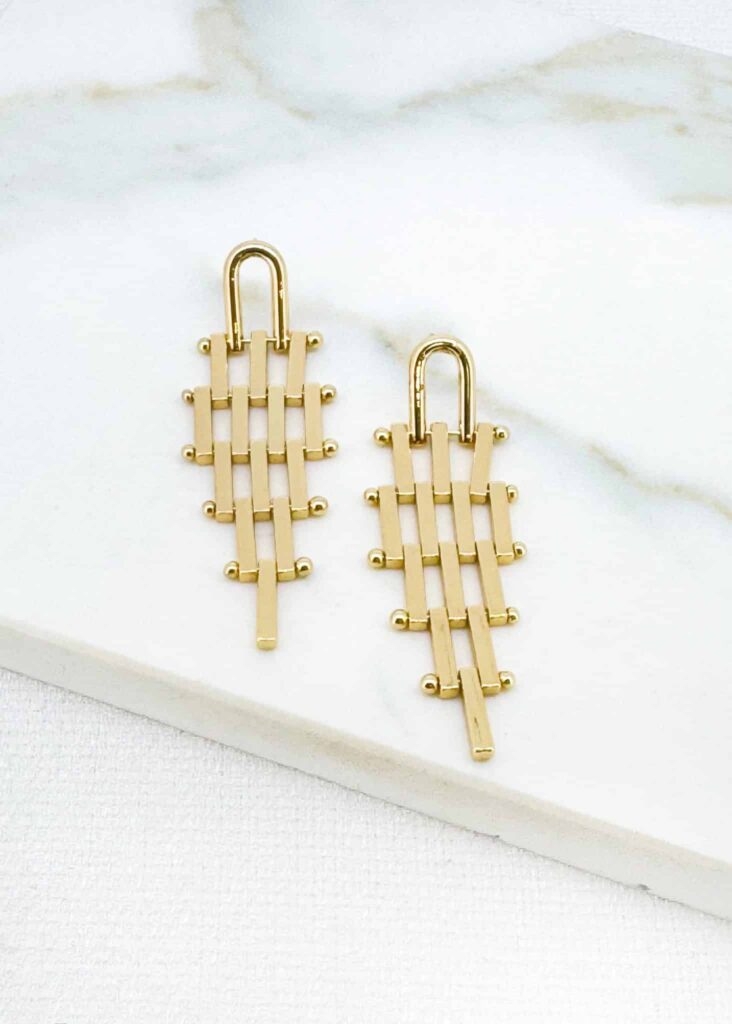 Envy Geometric Drop Earrings