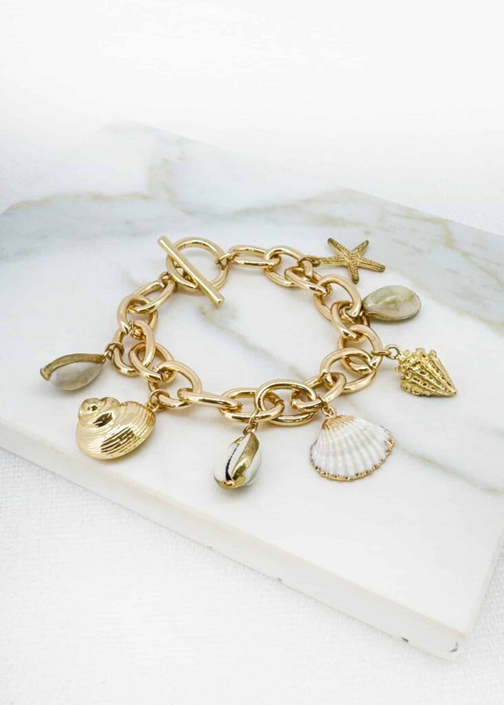 Envy Gold Coastal Charm Chain Bracelet