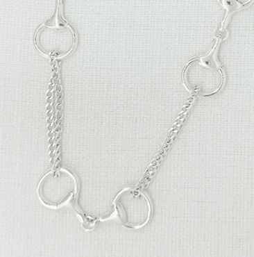 Envy Silver Ring Link Necklace