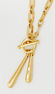 Envy Gold Toggle Link Necklace