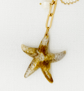 Envy Shell & Starfish Charm Necklace