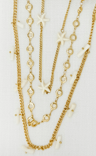 Envy Layered Starfish Necklace