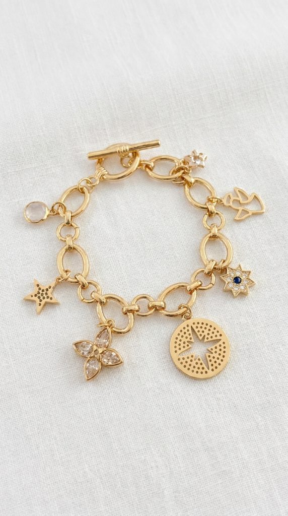 Envy Gold Celestial Charm Bracelet