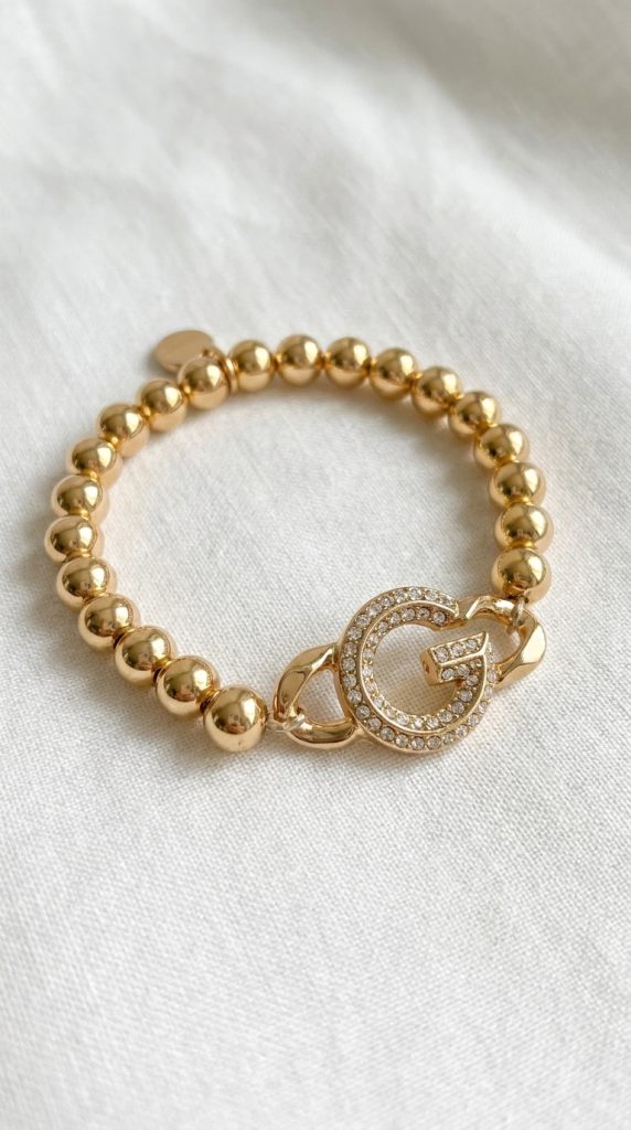 Envy Gold Sparkle Statement Bracelet