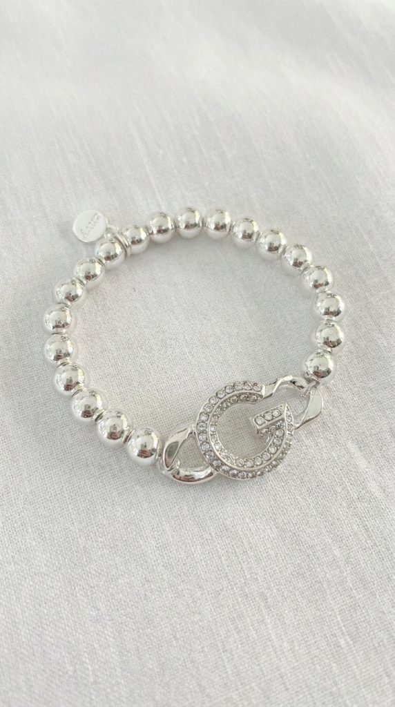 Envy Silver Sparkle Statement Bracelet