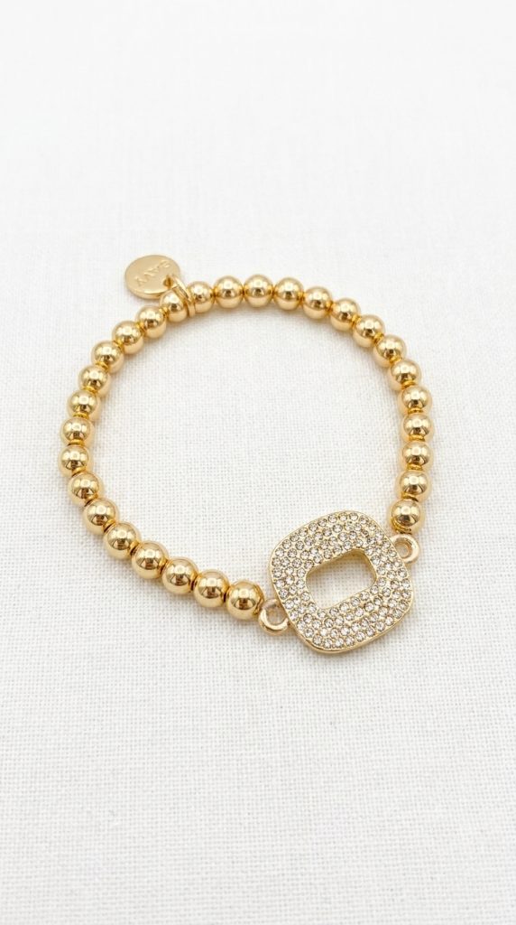 Envy Gold Sparkle Statement Bracelet