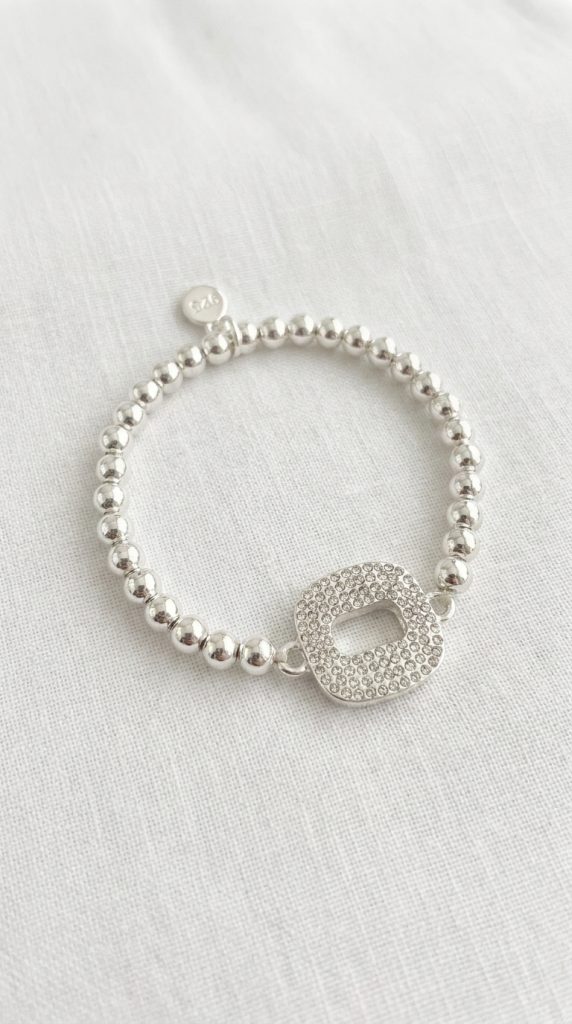 Envy Silver Sparkle Statement Bracelet