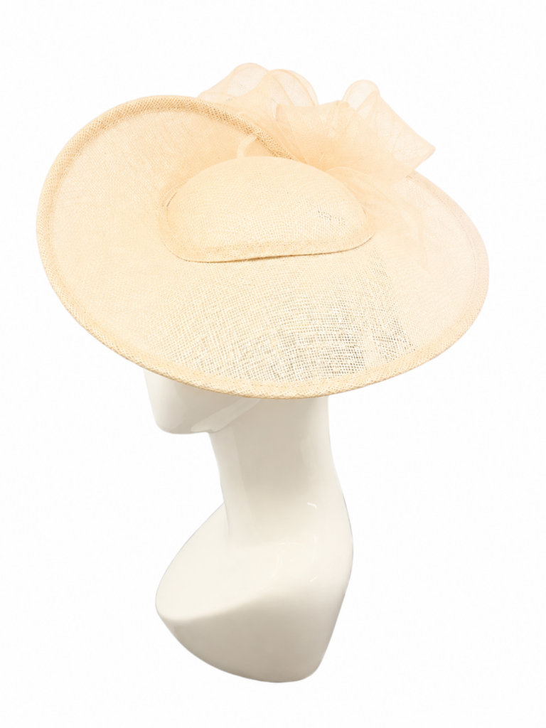 Failsworth Praline Sinamay Disc on Headband