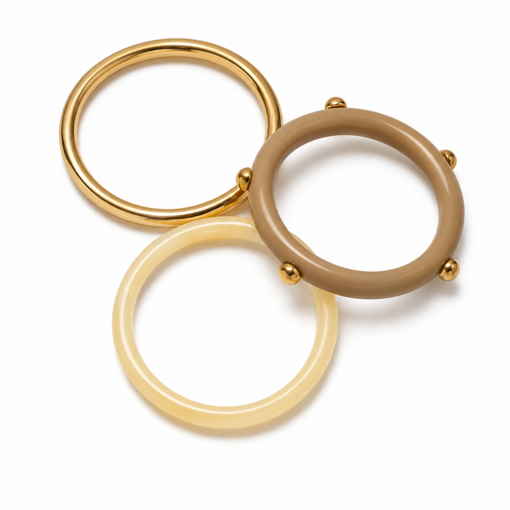 Zag Bijoux 3 Mixed Nude Bangles