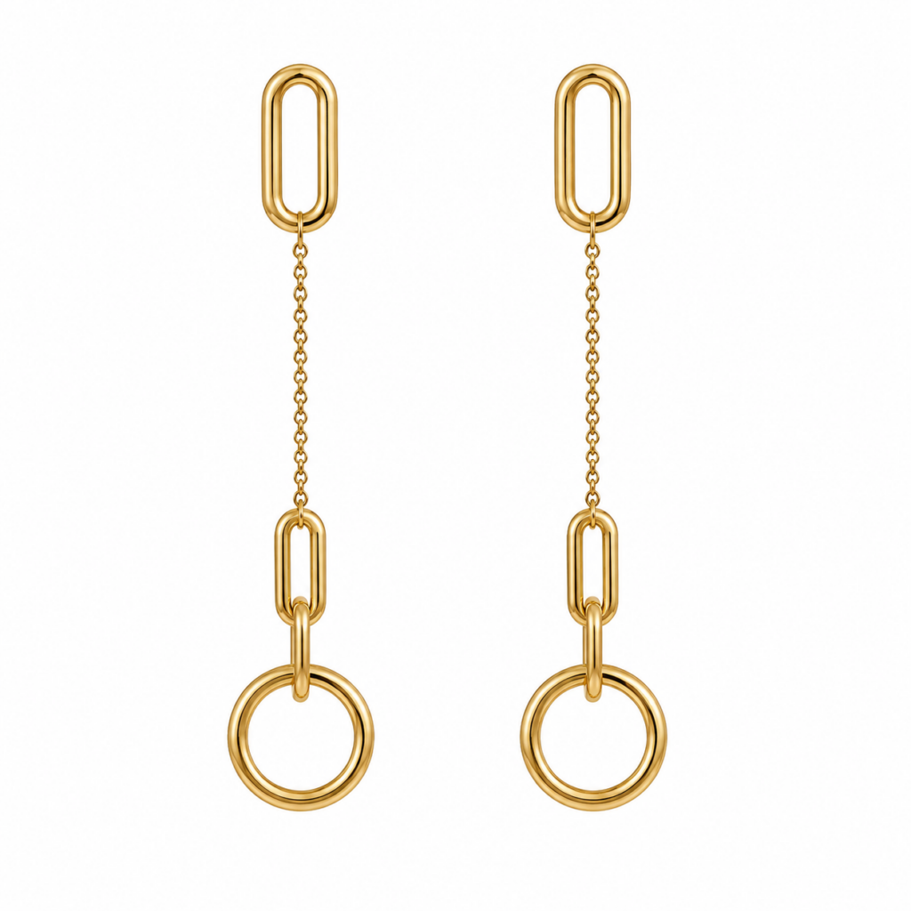 Zag Bijoux Orielle Earrings – Gold