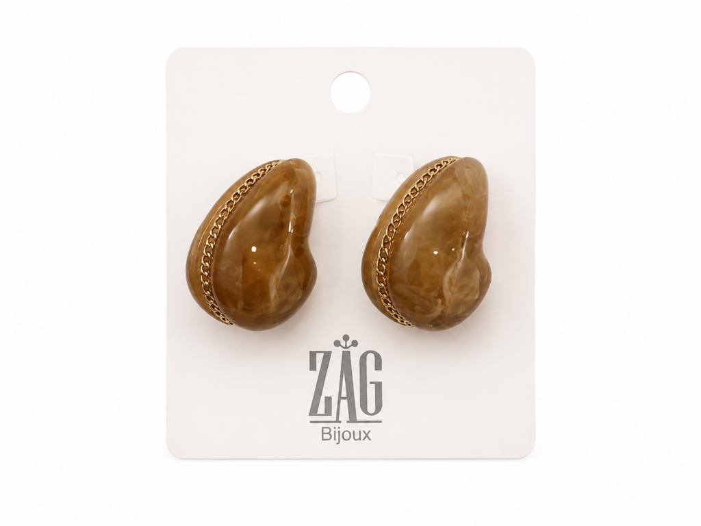 Zag Bijoux Dallol Earrings – Nude