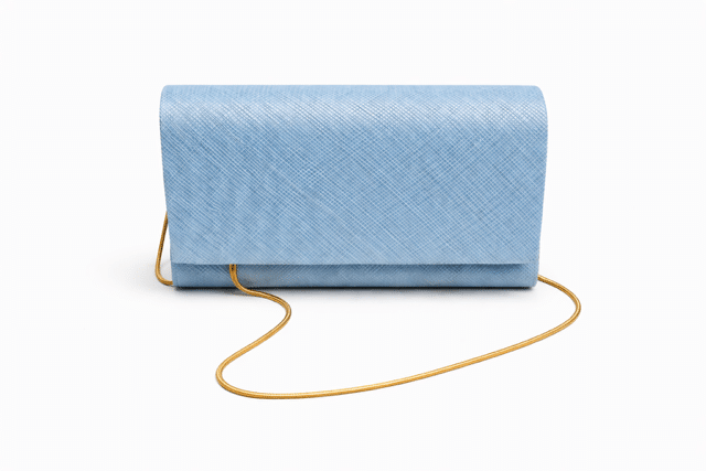 Failsworth Sinamay Clutch in Duck Egg