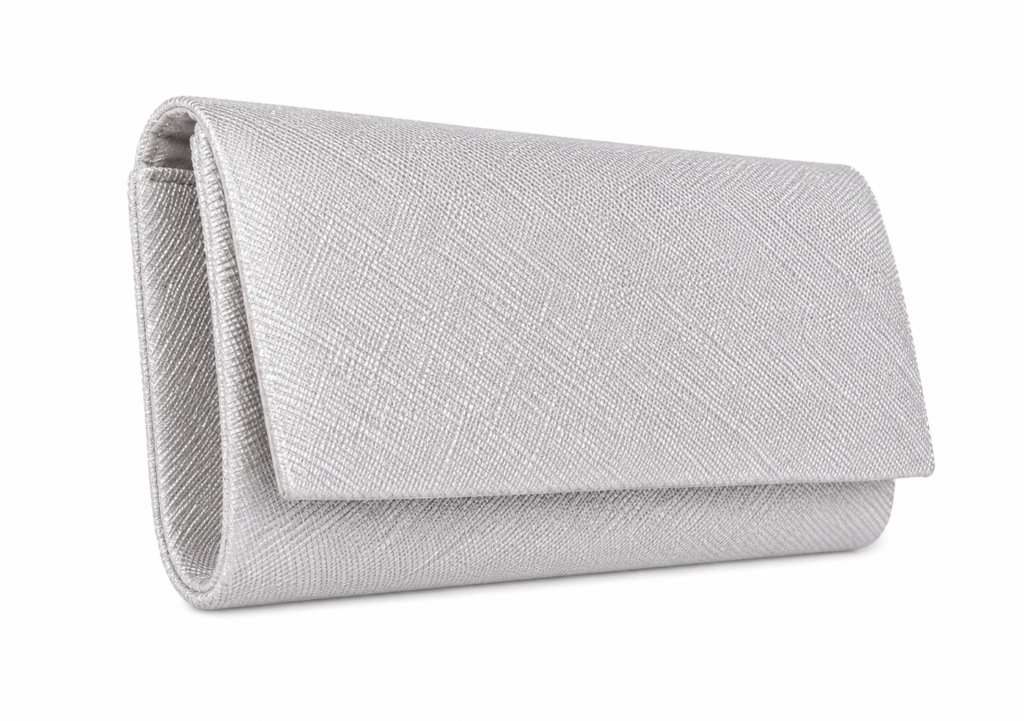 Failsworth Sinamay Clutch in Silver