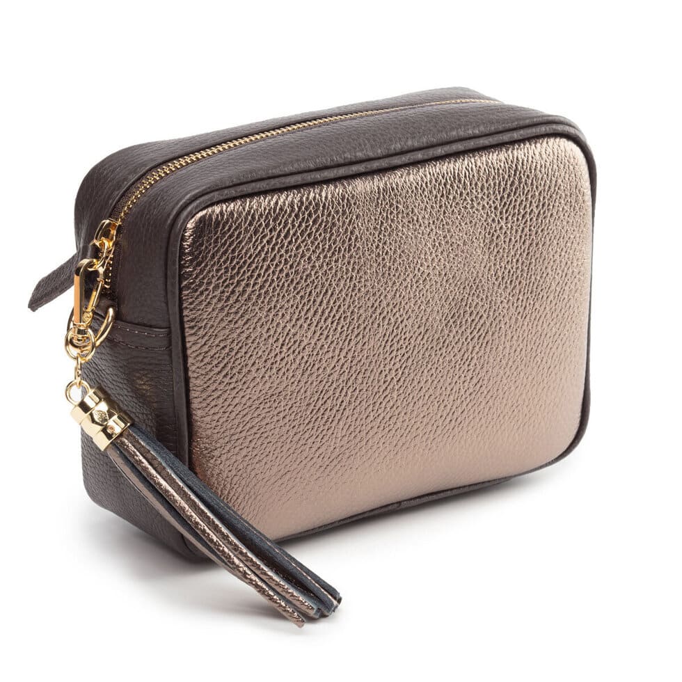 Elie Beaumont Blend Metallic Bronze Bag