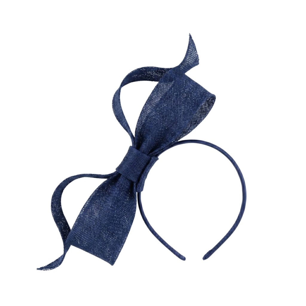 Boardmans “Hattie” Navy Bow Fascinator Headband