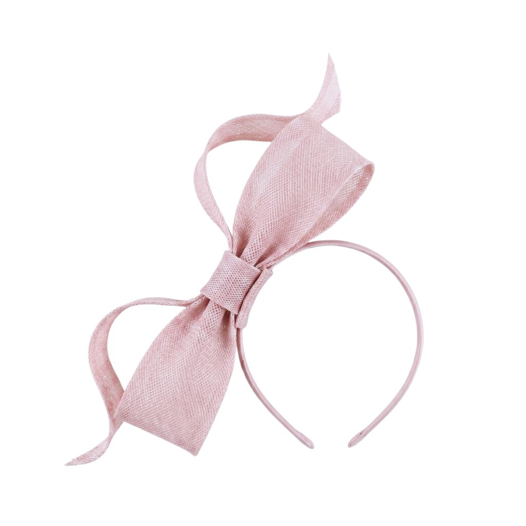 Boardmans “Hattie” Pale Pink Bow Fascinator Headband
