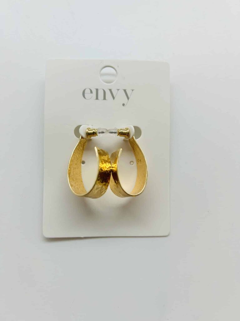 Envy Jewellery Gold Hoop Earrings