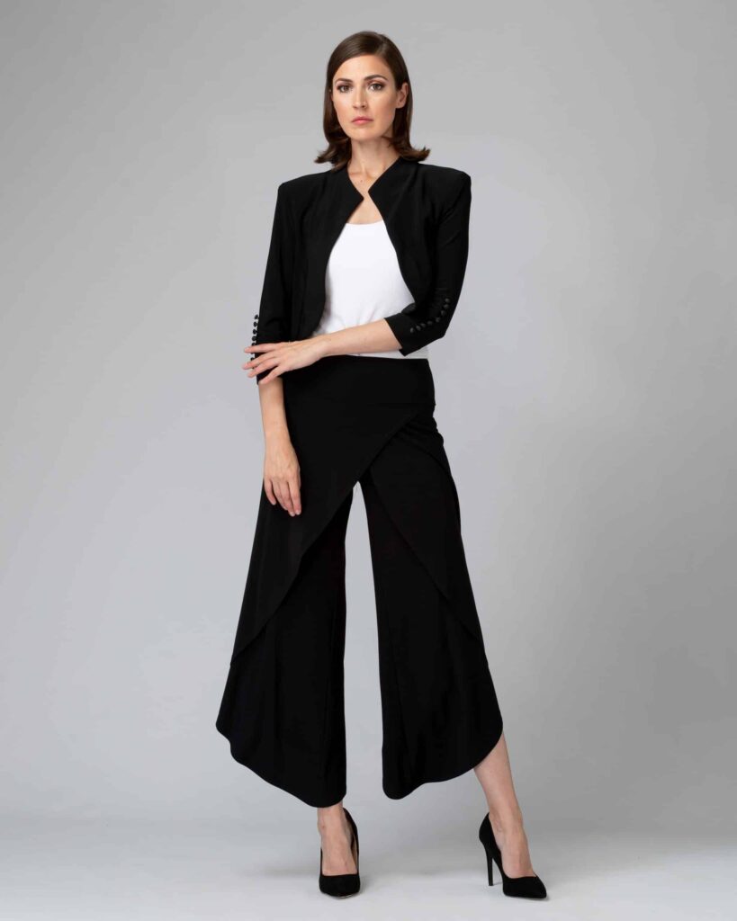 Black 3/4 Sleeve Bolero