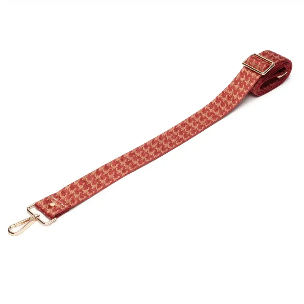 Elie Beaumont Strap Ruby Dogtooth