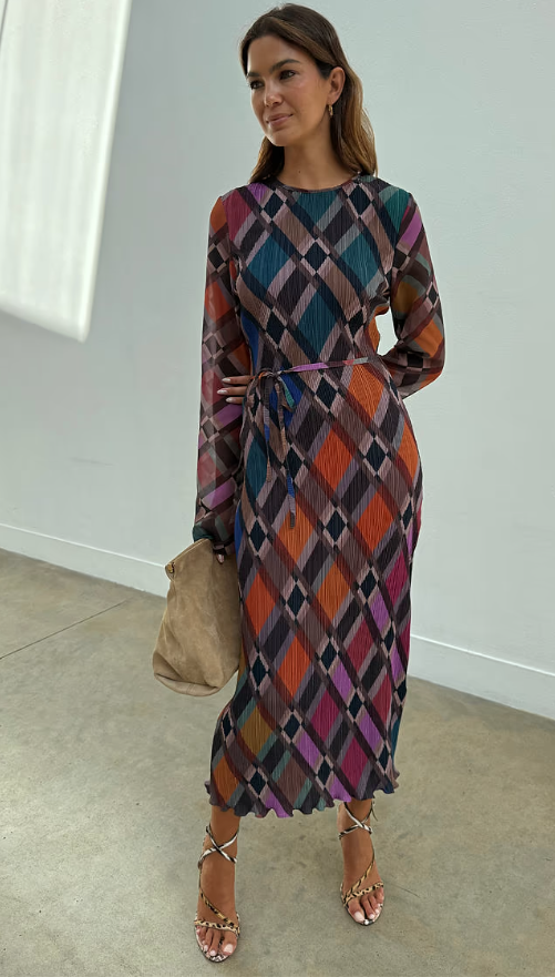 Never Fully Dressed Check Soho Dress