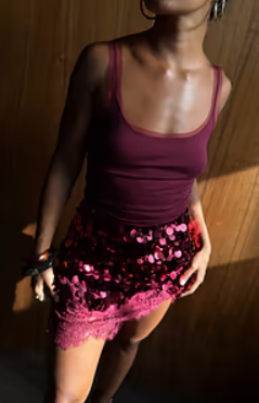 Never Fully Dressed Wine Teddy Vest Burgundy