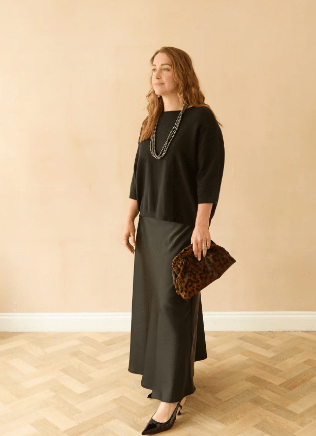 Chalk Gina Skirt | Black