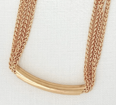 ENVY Multi Chain Short Necklace – Gold
