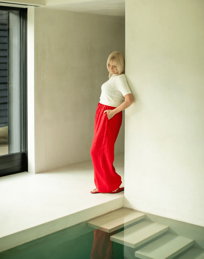 Chalk Thea Pant | Red