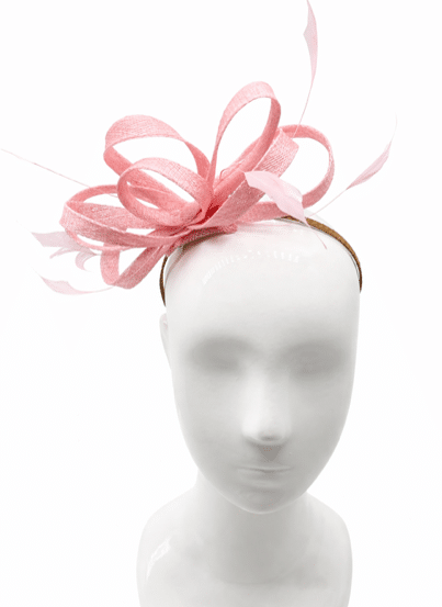 Failsworth Bow Fascinator In Peony