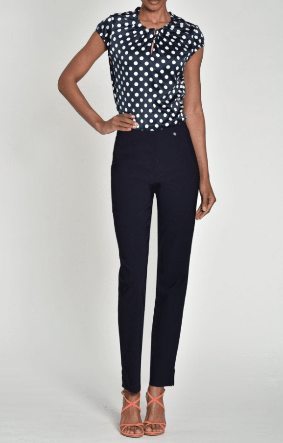 Robell Navy Relaxed Fit