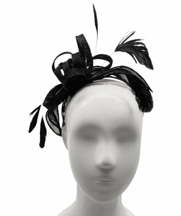 Failsworth Black Fascinator Headband