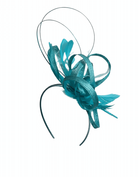 Failsworth Peacock Sinamay Fascinator