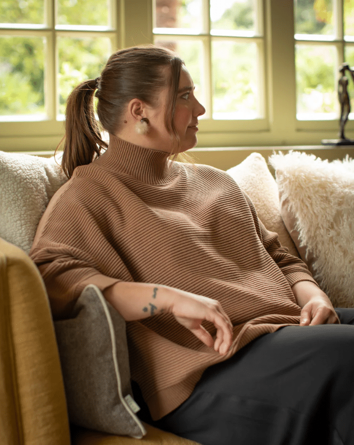 Chalk Vicki Jumper | Dark Tan
