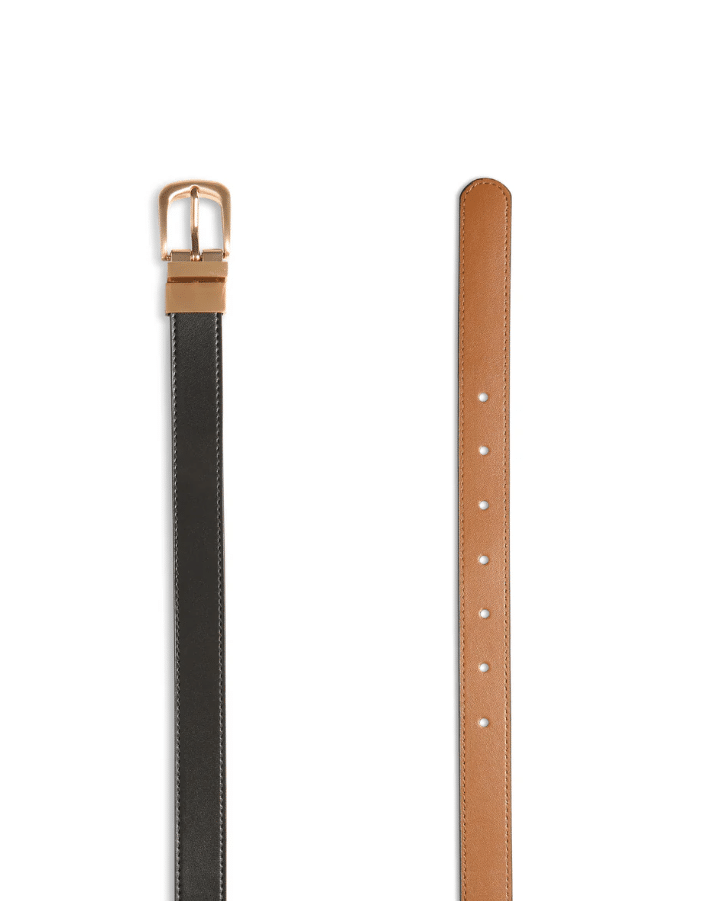 Chalk Mara Reversible Belt | Black/Brown