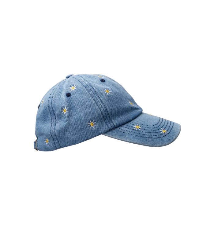 Black Colour Idun Denim Cap – Blue Denim