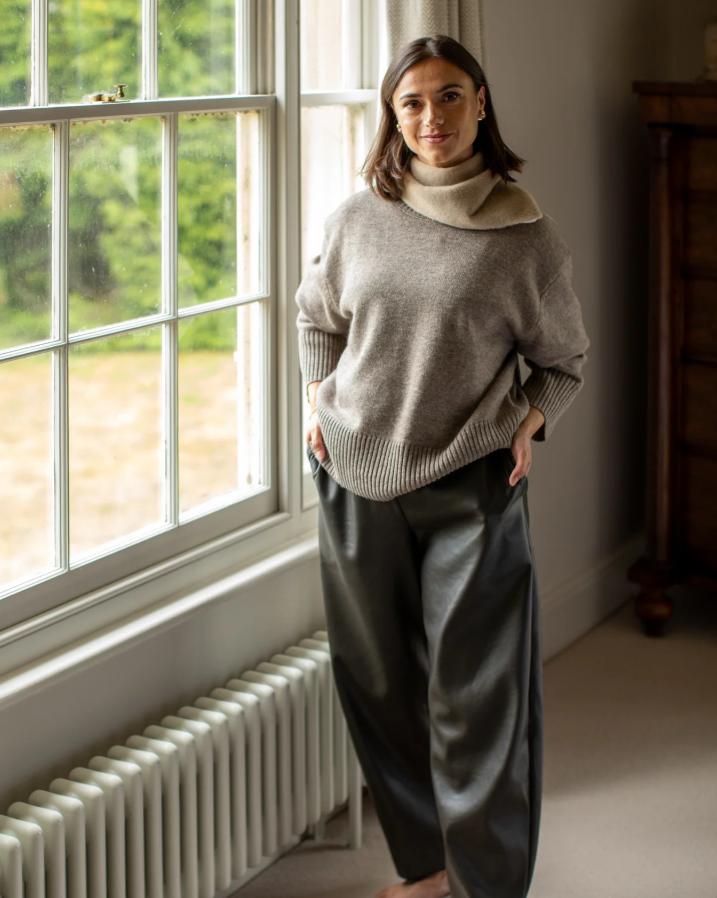 Chalk Devon Jumper | Greige