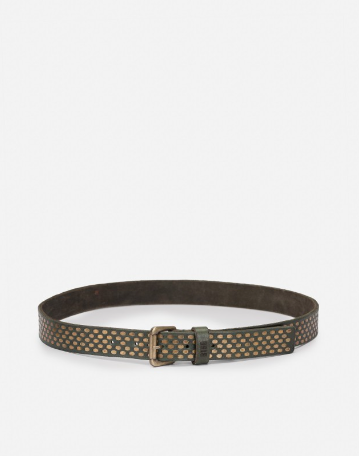 BIBA Lovington Studded Leather Belt