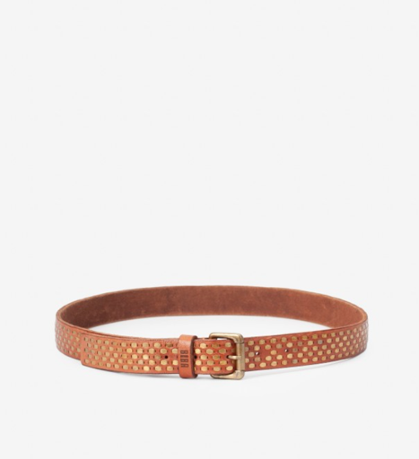 BIBA Lovington Studded Leather Belt