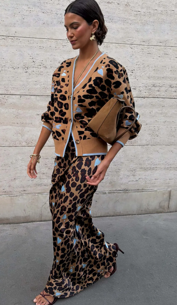 Never Fully Dressed HEART LEOPARD DORRIS SKIRT