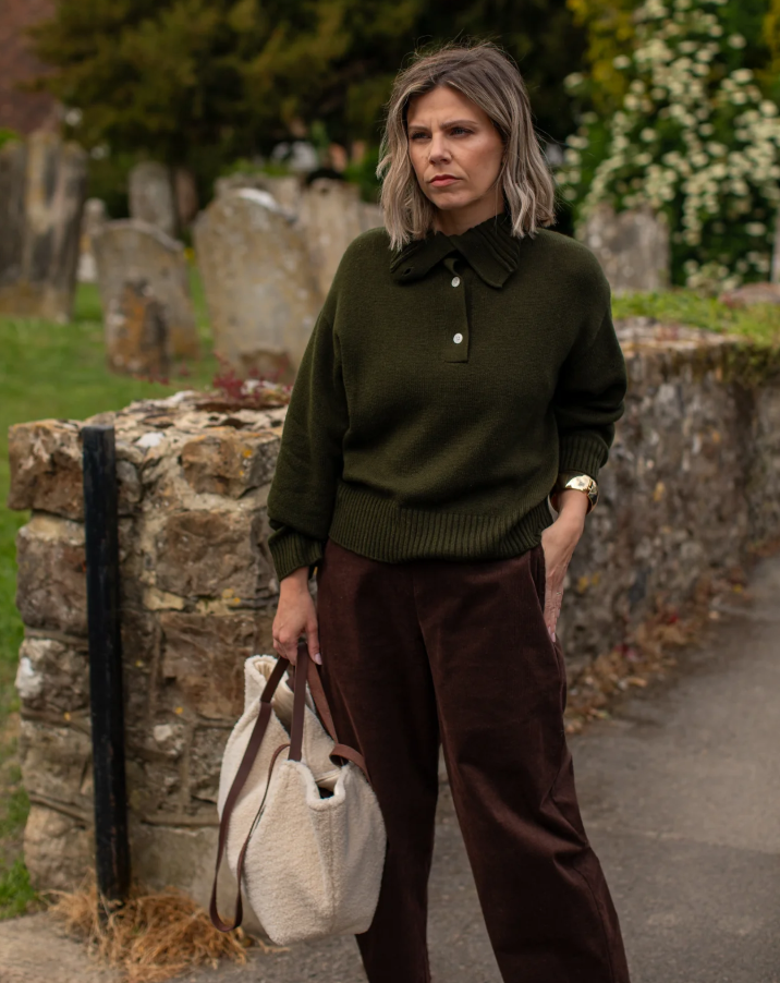 Chalk Freya Jumper | Forest