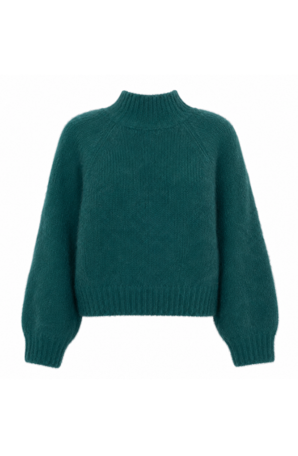 TWNS Hina Flared Solid Mock – Duck