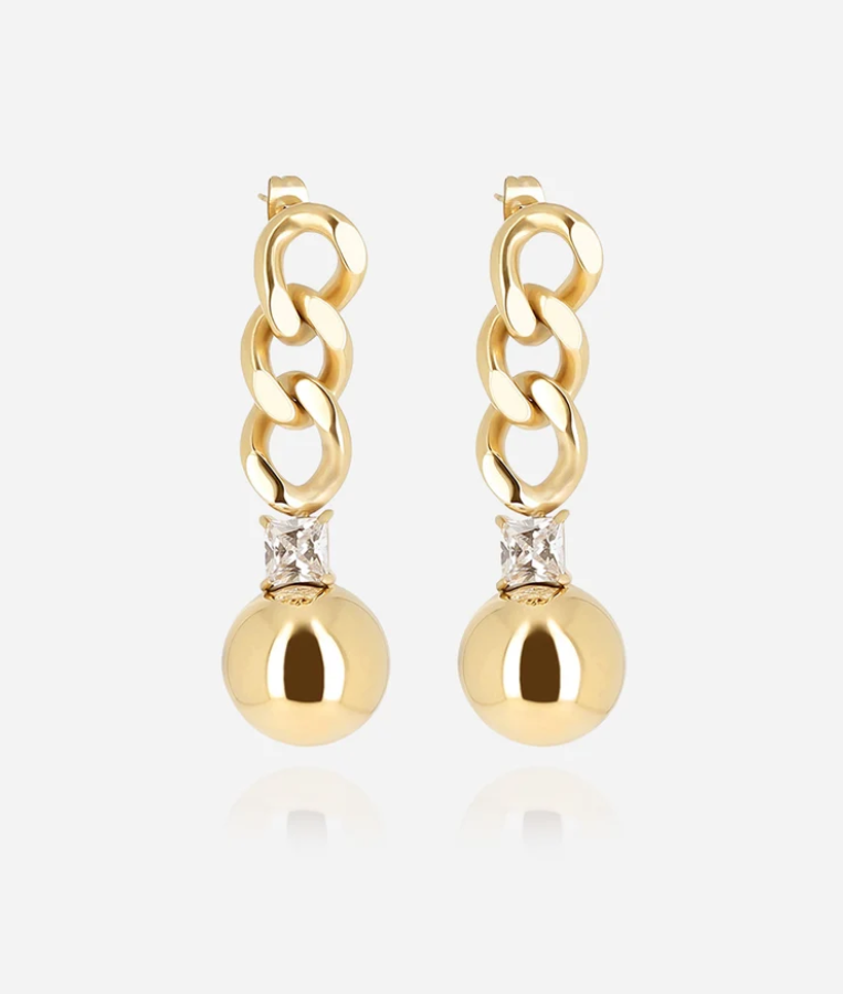 Zag Bijoux Ezio Earrings – Gold